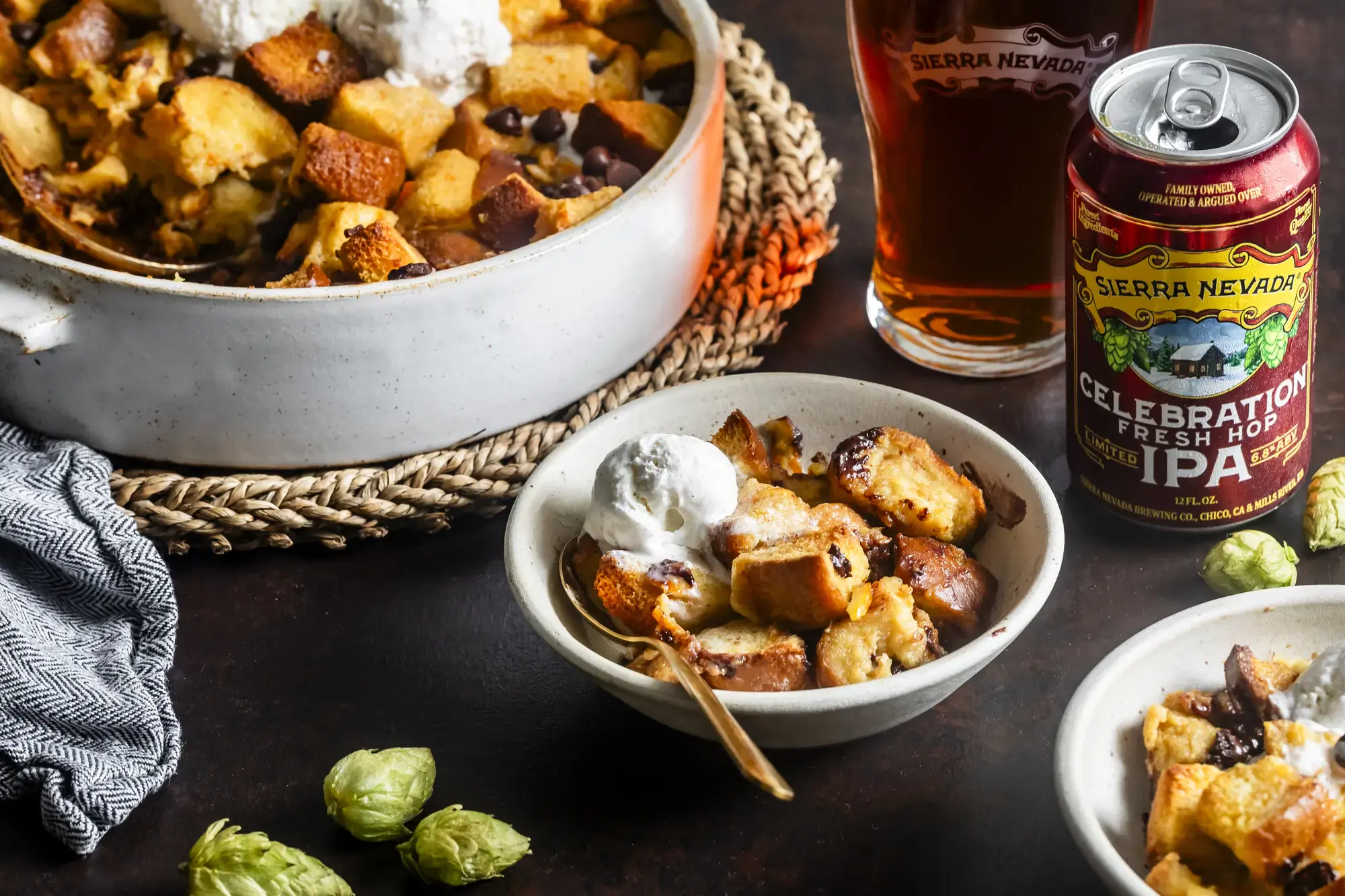 Celebration Ale Bread Pudding